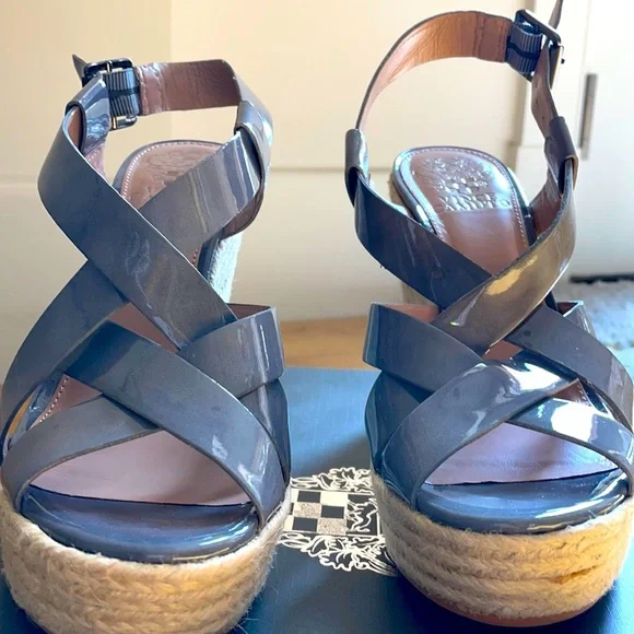 Vince Camuto Shoes Vince Camuto Sandals Size Gray Poshmark